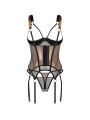 Soranna gorset i stringi otwarte 2XL/3XL Obsessive
