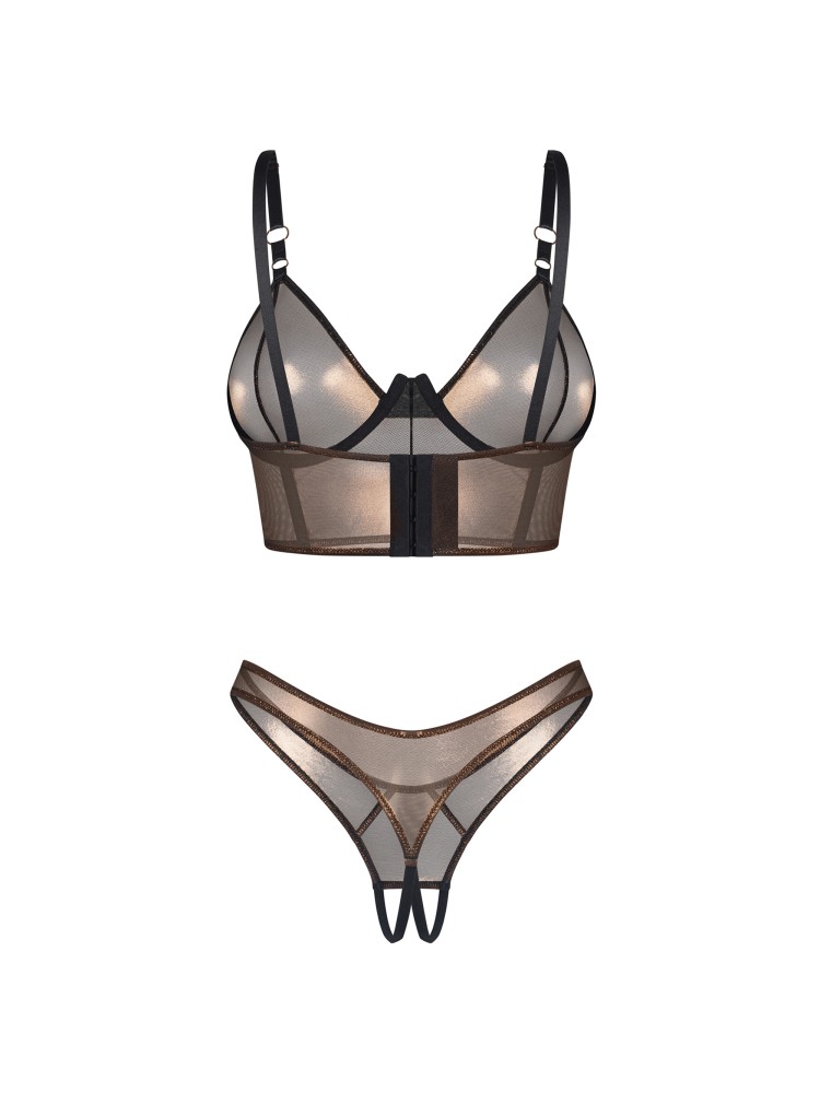 Soranna top i stringi otwarte L/XL Obsessive