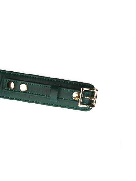 Obroża Mossy Chic Leather Curved Collar Liebe Seele