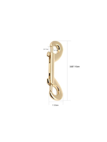 Karabińczyk Gold Double Ends Clips Liebe Seele