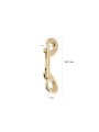 Karabińczyk Gold Double Ends Clips Liebe Seele