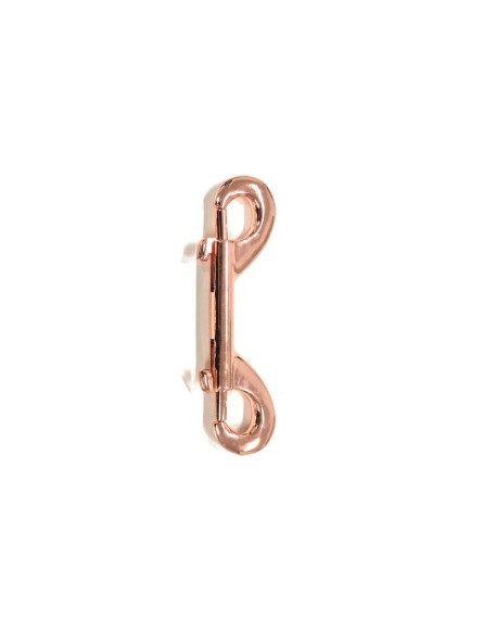 Karabińczyk Rose Gold Double Ends Clips Liebe Seele