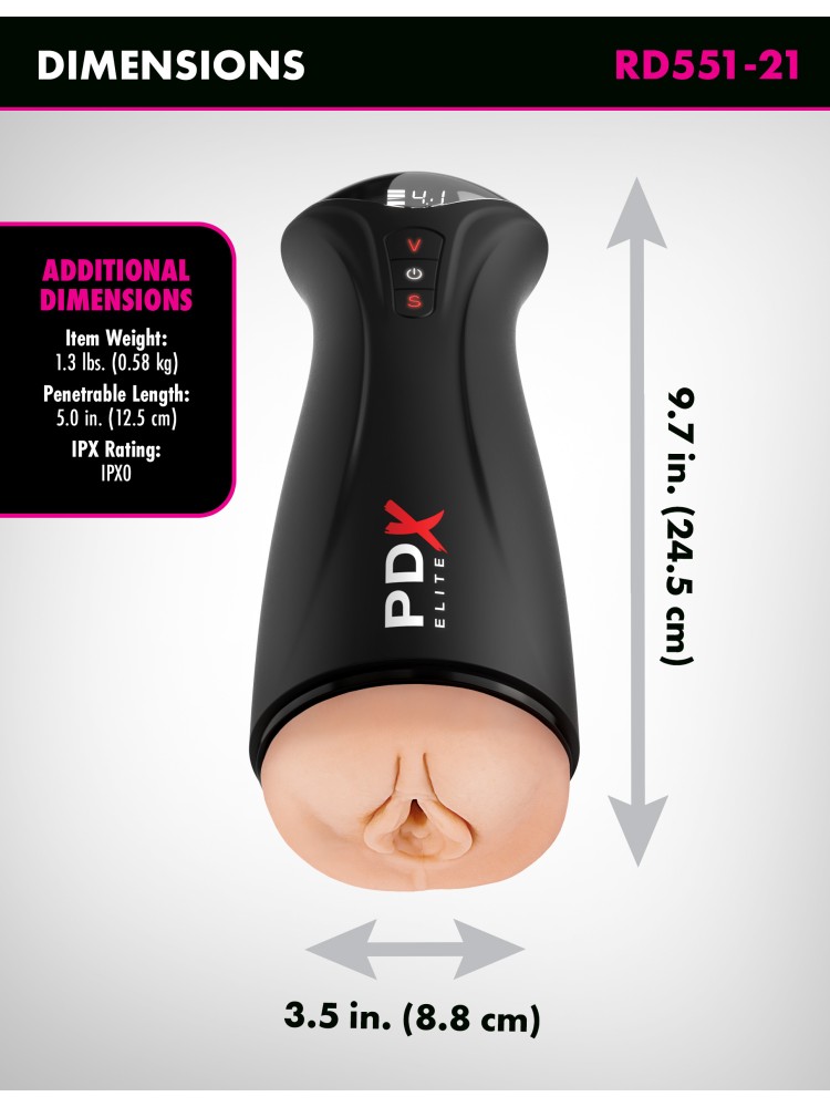 Masturbator automatyczny Fuck-Gasm Light PDX ELITE