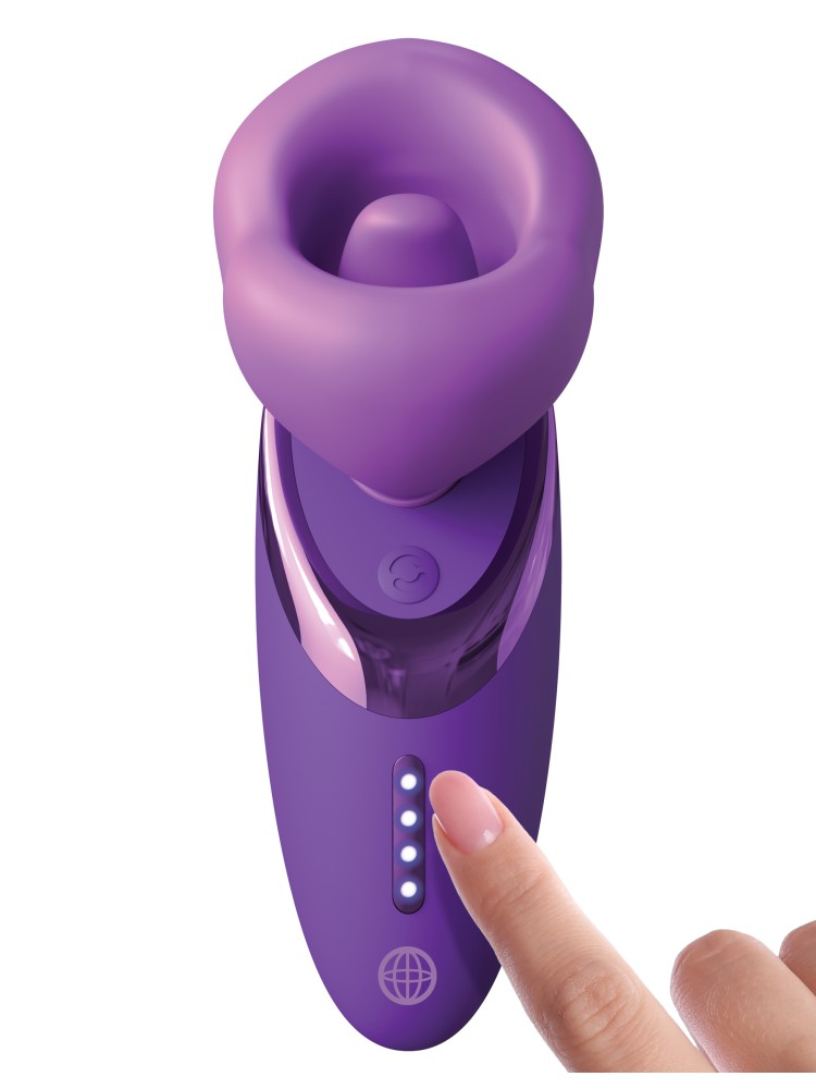 Stymulator łechtaczki Pleasure Sucker Purple Fantasy For Her