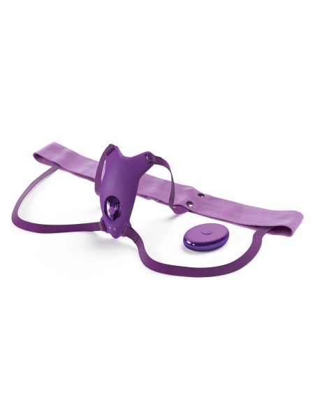 Uprząż z wibratorem Hands Free Strap On 1 Motor Fantasy For Her