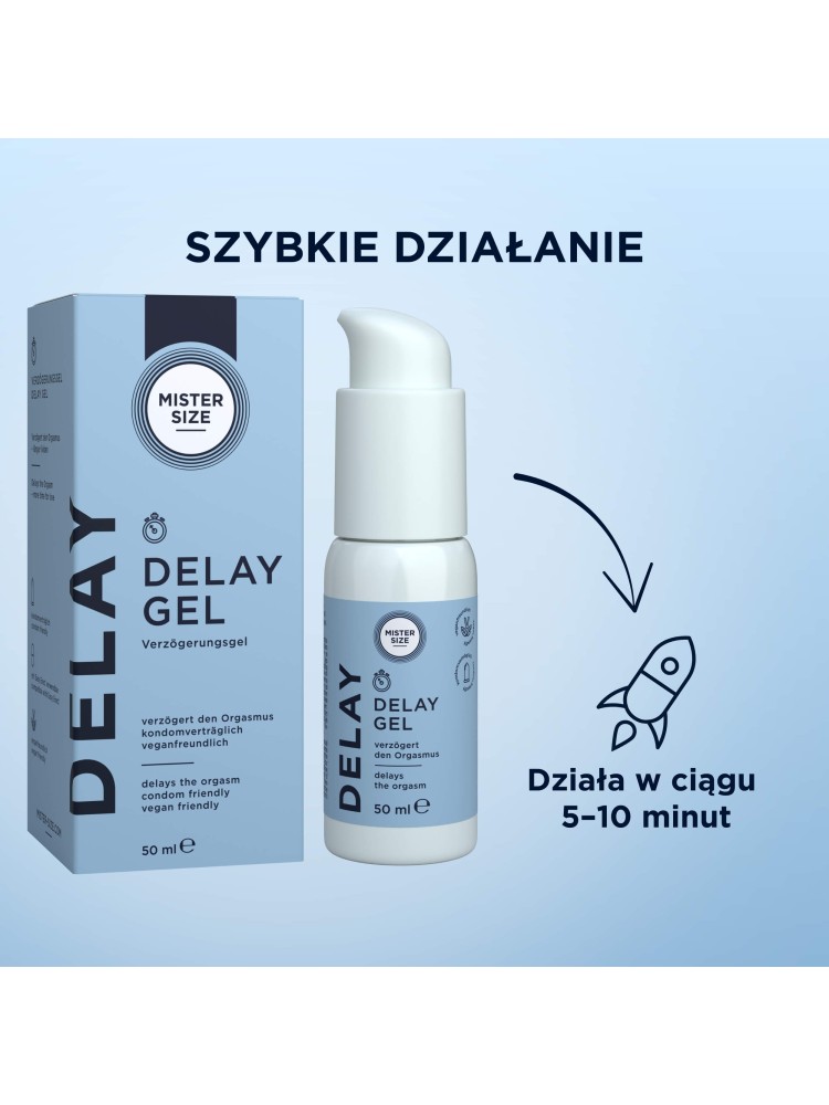Żel opóźniający Delay Gel 50ml Mister Size