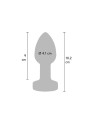 Wibrujący korek analny The Glider Vibrating Plug Large Toy Joy