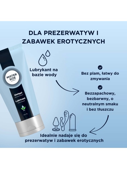Organiczny lubrykant wodny Bio Lubricant 100ml Mister Size