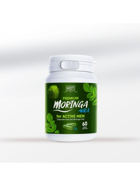 Suplement dla mężczyzn Premium Moringa Active Men Caps 60 Stk. Hot