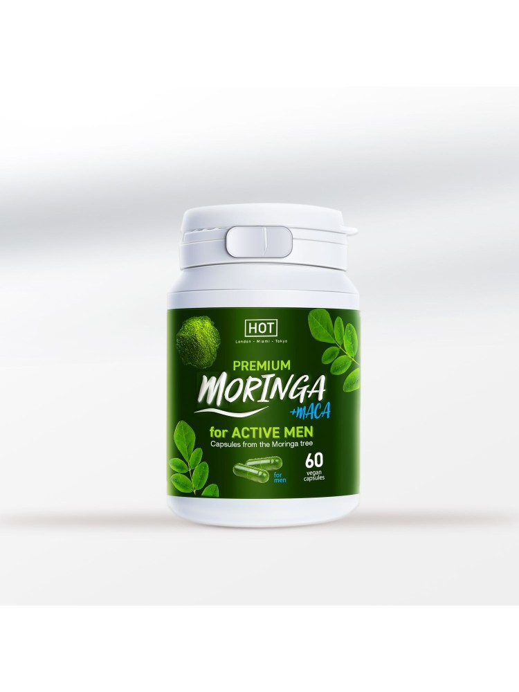 Suplement dla mężczyzn Premium Moringa Active Men Caps 60 Stk. Hot