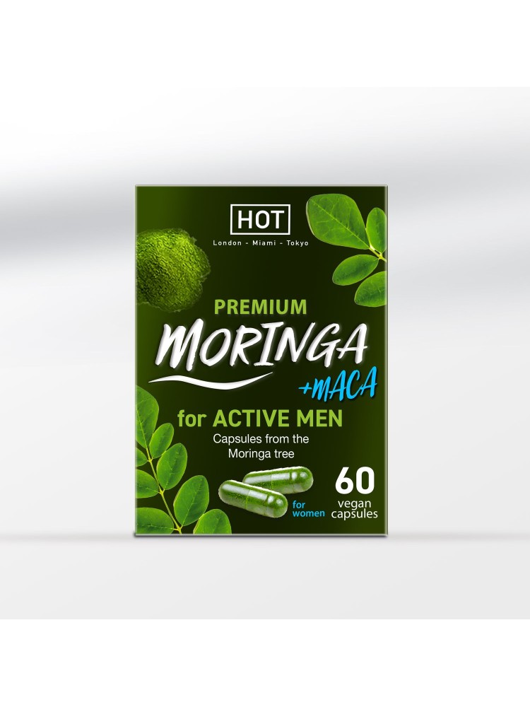 Suplement dla mężczyzn Premium Moringa Active Men Caps 60 Stk. Hot