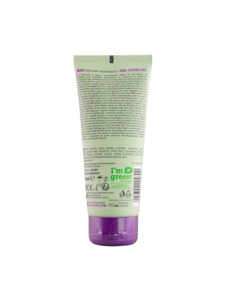 Lubrykant wodny Bio lubricant waterbased Superglide Anal 100ml Hot