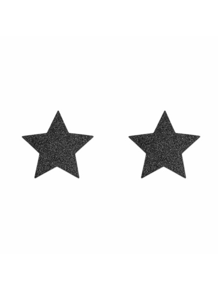 Ozdobne naklejki na sutki Flash Star Black Bijoux Indiscrets