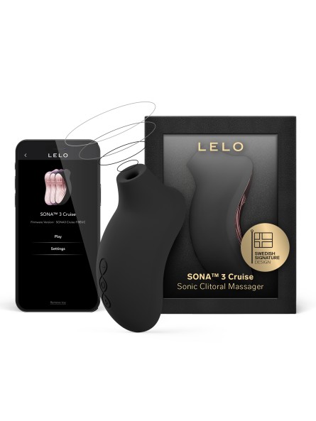 Stymulator łechtaczki sterowany aplikacją Sona 3 Cruise Black LELO