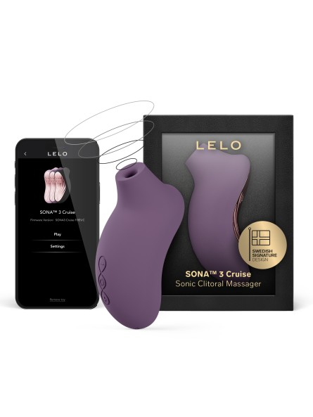 Stymulator łechtaczki sterowany aplikacją Sona 3 Cruise Plum LELO