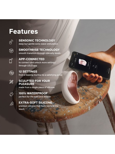 Stymulator łechtaczki sterowany aplikacją Sona 3 Cream LELO