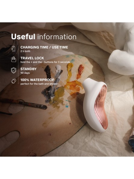 Stymulator łechtaczki sterowany aplikacją Sona 3 Cream LELO