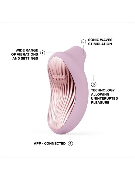 Stymulator łechtaczki sterowany aplikacją Sona 3 Cruise Soft Pink LELO