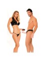 Uprząż z dildo For Him or Her Vibrating Hollow Strap-On Light FFS