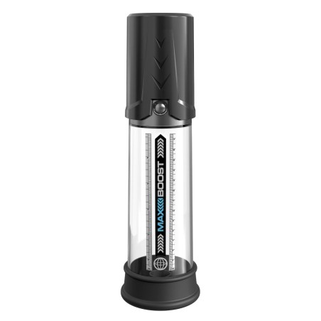 Pompka do penisa Max Boost - Black/Clear Pump Worx