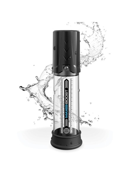 Pompka do penisa Max Boost - Black/Clear Pump Worx