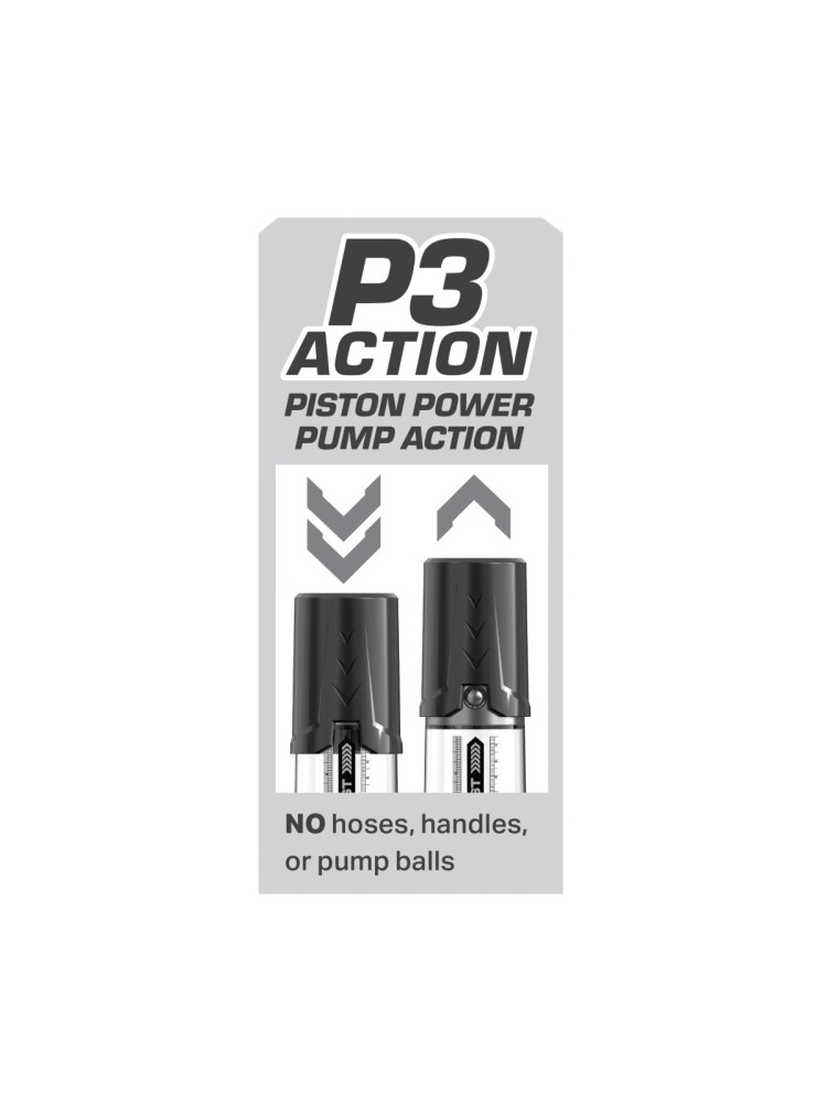Pompka do penisa Max Boost - Black/Clear Pump Worx