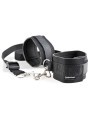 Zestaw do krępowania Cuff & Tether Set - Black Fetish Fantasy Series