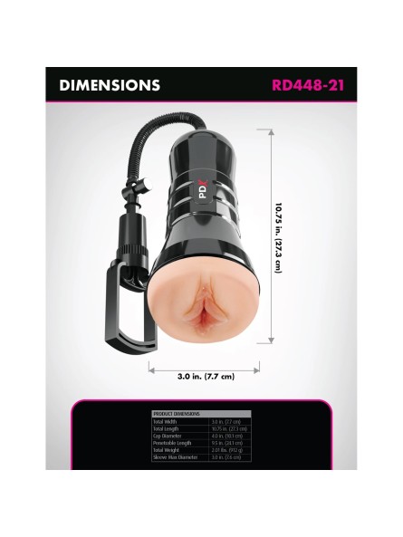 Masturbator Super Sucker XXL Stroker - Light PDX Extreme