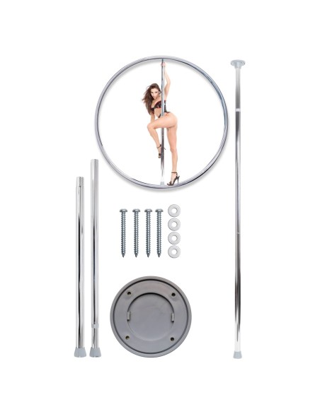 Rura do pole dance Fantasy Dance Pole Silver Fetish Fantasy Series