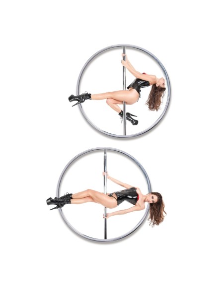 Rura do pole dance Fantasy Dance Pole Silver Fetish Fantasy Series