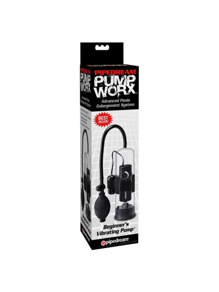 Wibrująca pompka do penisa Beginner's Vibrating Pump - Pump Worx