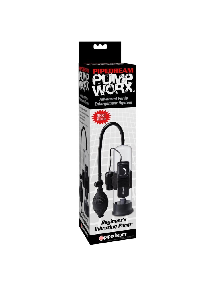 Wibrująca pompka do penisa Beginner's Vibrating Pump - Pump Worx