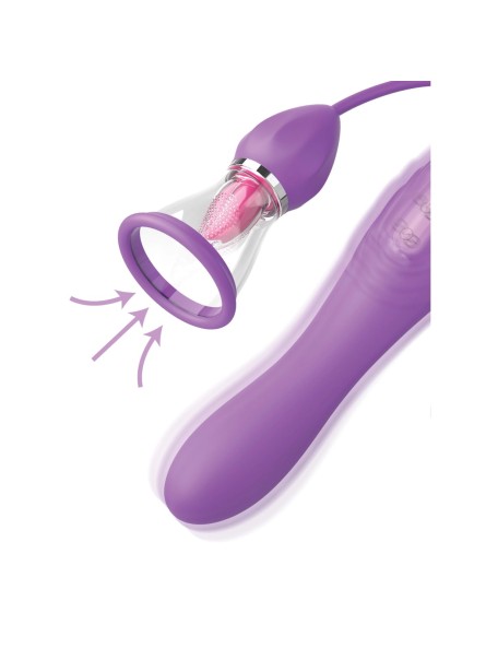 Multifunkcyjny wibrator Her Ultimate Pleasure Max - Purple Fantasy For Her