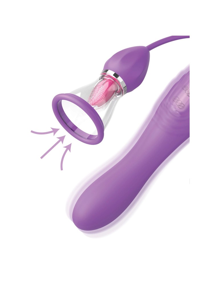 Multifunkcyjny wibrator Her Ultimate Pleasure Max - Purple Fantasy For Her