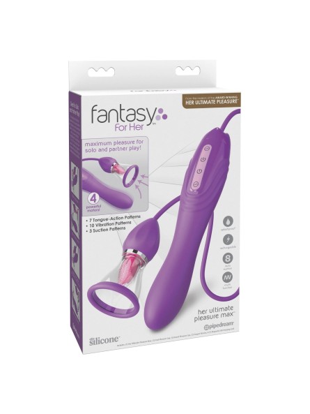 Multifunkcyjny wibrator Her Ultimate Pleasure Max - Purple Fantasy For Her