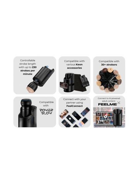 Masturbator Keon Wifi Combo Set by Kiiroo (stroker included)