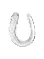 Podwójne dildo 34 cm Clear Medium Double Trouble King Cock