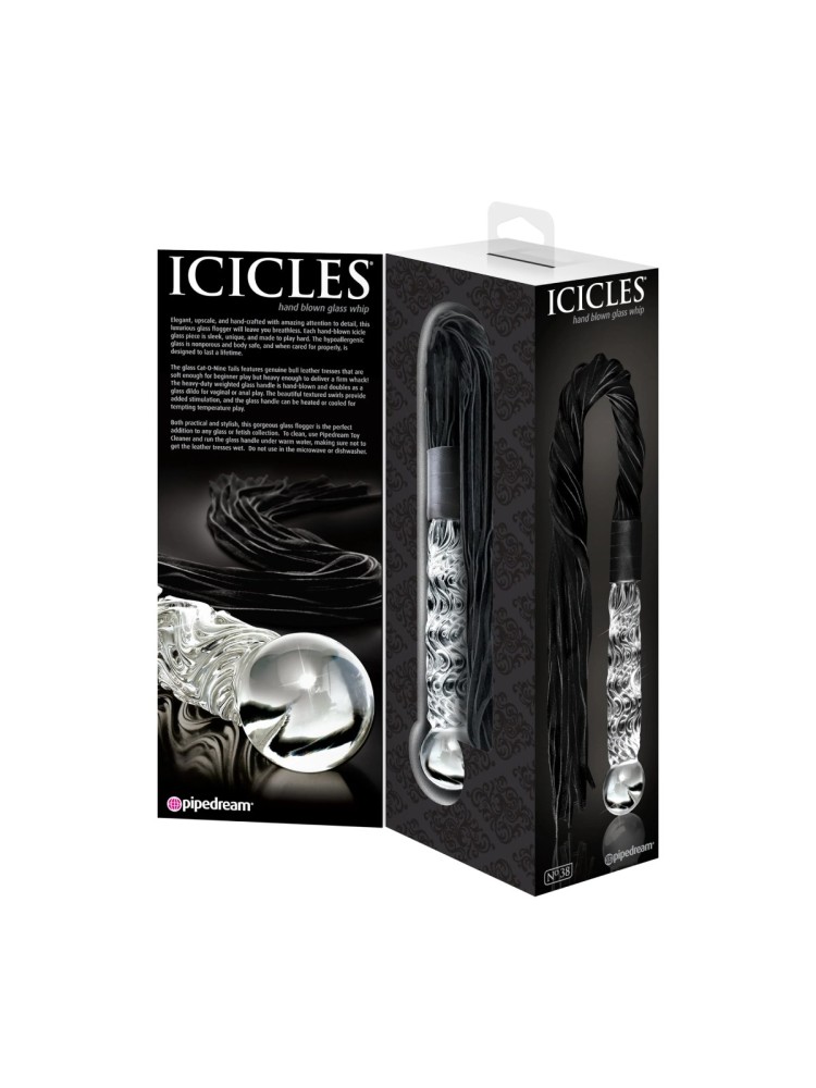 Luksusowy szklany pejcz No.38 Glass Whip Icicles