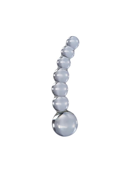 Luksusowy szklany masażer No.66 Transparent Icicles