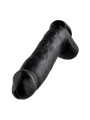 Dildo 31 cm Cock 12 inch w/balls black King Cock