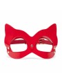 Maska na oczy High Gloss Cat Mask Red/Gold Kinky Diva