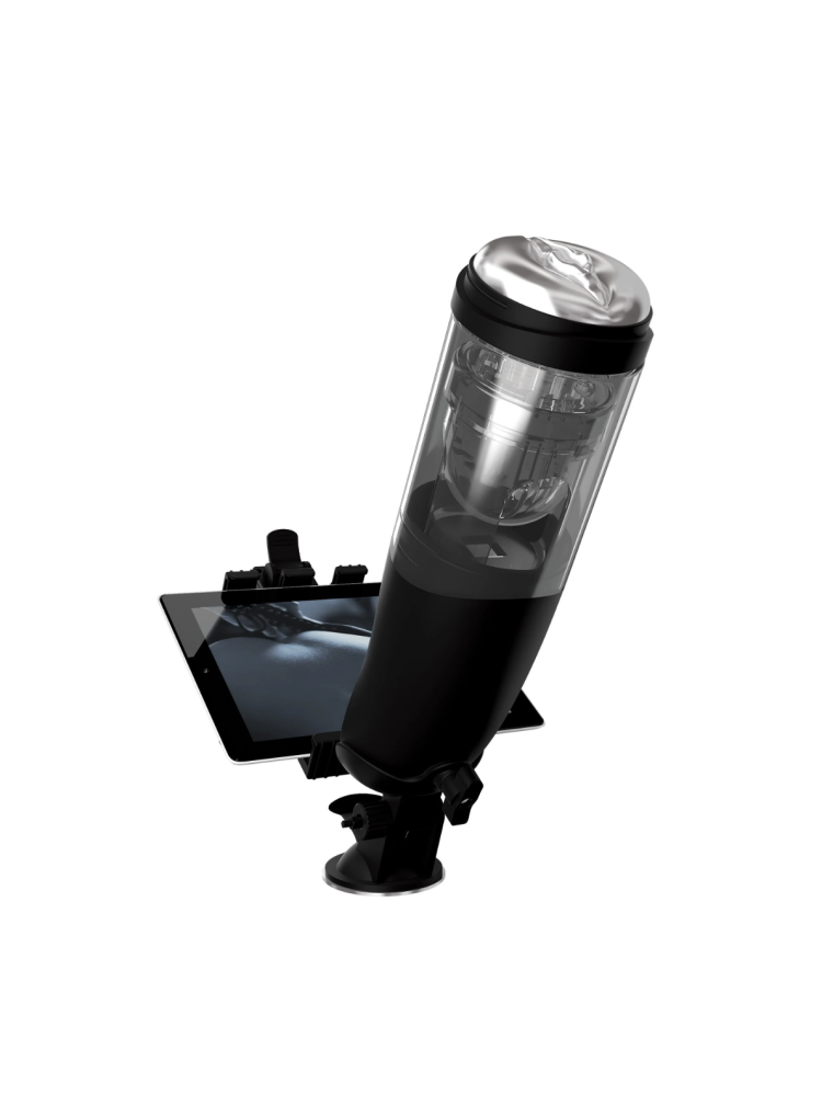 Masturbator Pdx Elite Deluxe Mega-Bator Clear Pipedream