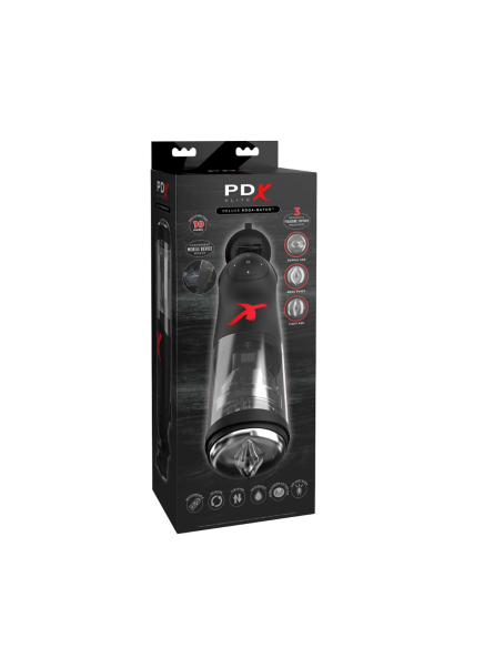 Masturbator Pdx Elite Deluxe Mega-Bator Clear Pipedream