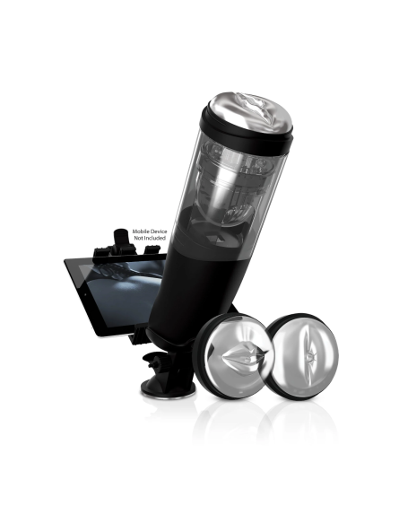 Masturbator Pdx Elite Deluxe Mega-Bator Clear Pipedream