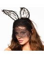 Koronkowa maska królika Bunny Mask Voile - Lace Kinky Diva