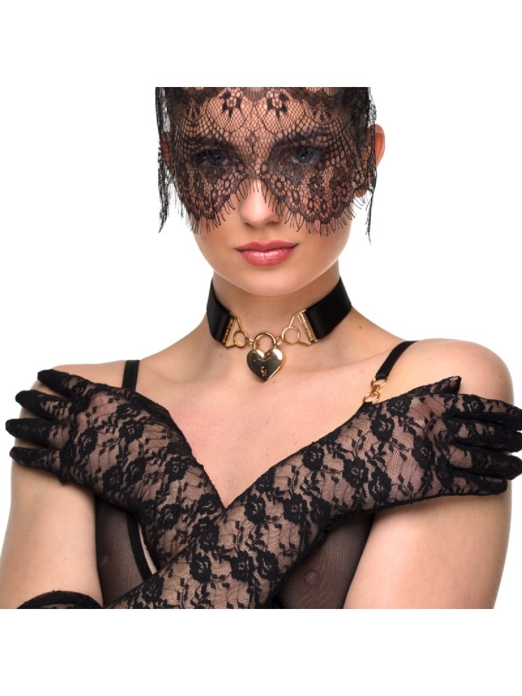 Koronkowe rękawiczki Long Gloves Lace Kinky Diva