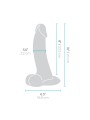 Dildo 25 cm Slipskin 10 Inch Curvy B-Vibe