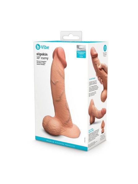 Dildo 25 cm Slipskin 10 Inch Curvy B-Vibe