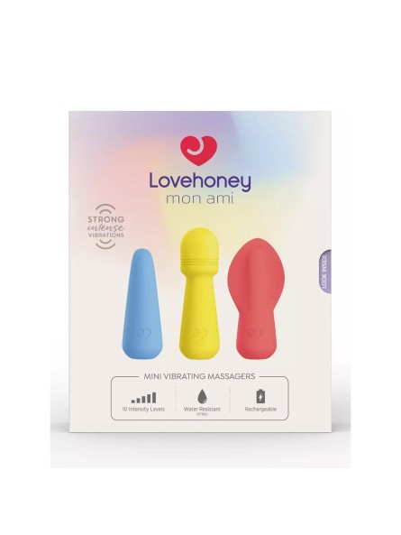 Zestaw trzech masażerów mon ami TRIO Lovehoney