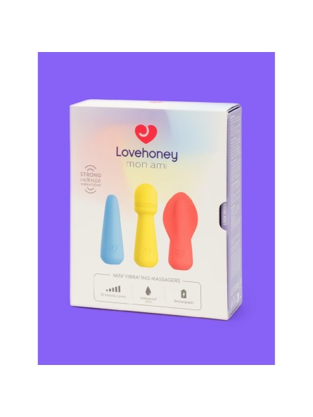 Zestaw trzech masażerów mon ami TRIO Lovehoney